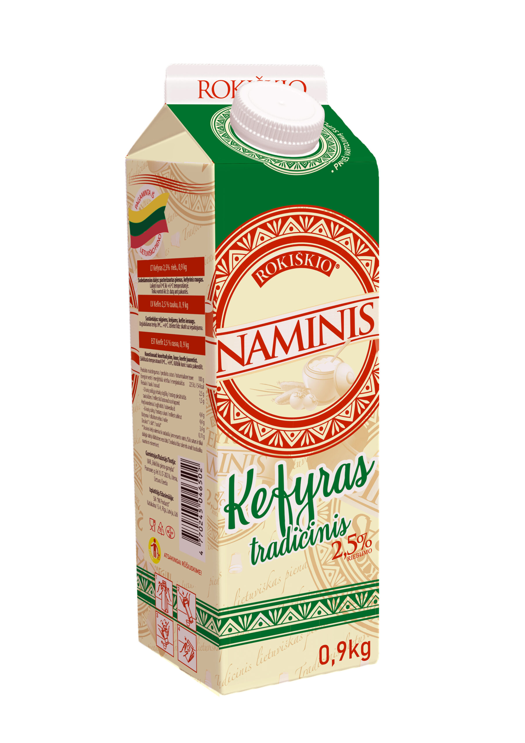 Kefīrs "Naminis" 2,5%