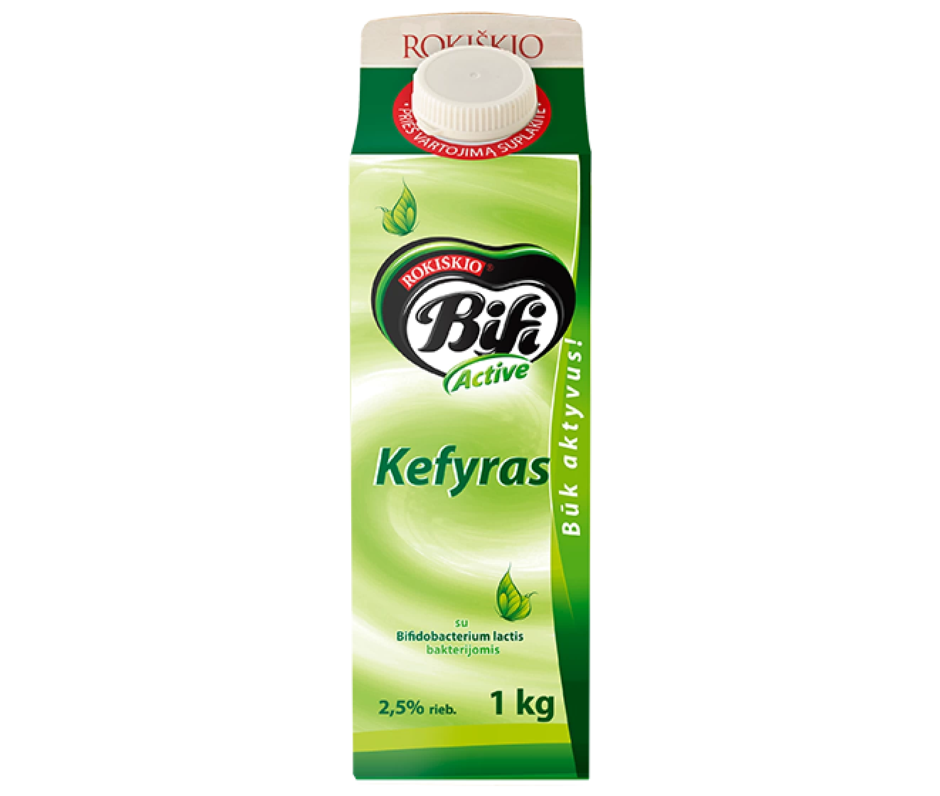 Kefīrs BiFI 2,5% ar bifidobaktērijām